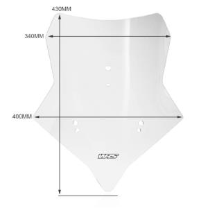 Cupula sport WRS motomorini x-cape 650 23-24